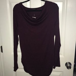 NWT Maroon Banana Republic Cowl Neck Sweater
